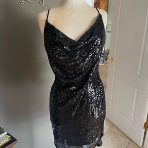 Vera Moda Black Sequin dress